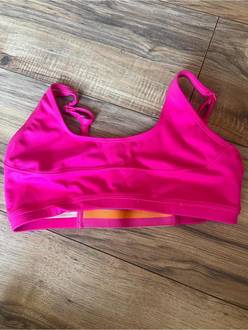 Jo+Jax hot pink top with striped back (see notes)